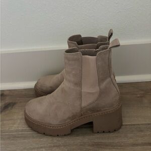 Madden Girl Taupe Ankle Booties